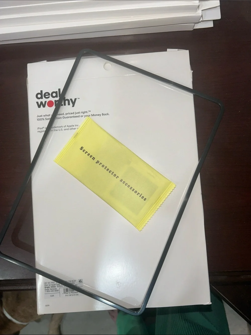 Deal Worthy Clear Screen Protector for 10.2in iPad (9th Gen) - Clear